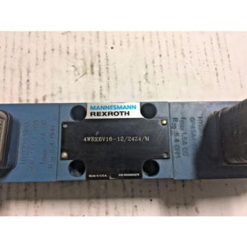 Mannesmann Rexroth 4WRE6V16-12/24Z4/M  Hydraulic Valve