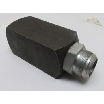 Rexroth Hycon 45/84 Carbon Steel 1-1/2&#034; Check Valve Hydraulic 1-7/8x12 Thread