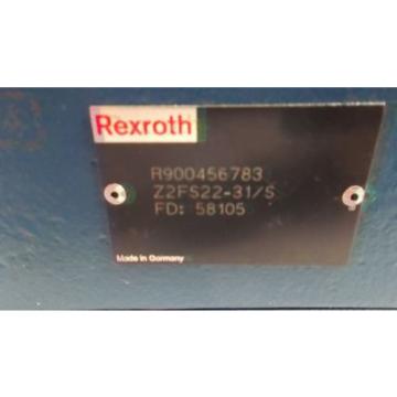 REXROTH HYDRAULIC VALVE R900456783  *USED*