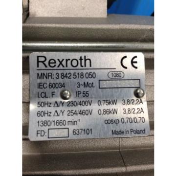 REXROTH 3 842 518 050 AC MOTOR NEW NO BOX (I2)