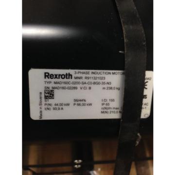 NEW REXROTH MAD160C-0200-SA-C0-BG0-35-N3 3 PHASE INDUCTION MOTOR R911321023 (16H