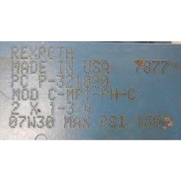 REXROTH, BOSCH, HYDRAULIC CYLINDER, P-321020, MOD C-MP1-PH-C, 2&#034; X 1-3/4&#034;