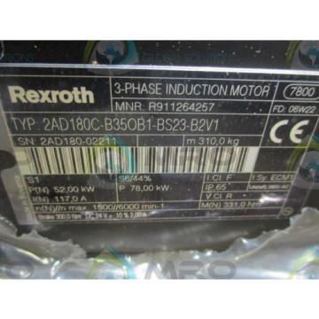 REXROTH 2AD180C-B35OB1-BS23-B2V1 3-PHASE INDUCTION MOTOR *NEW IN BOX*