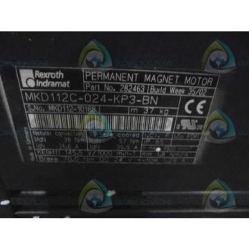 REXROTH INDRAMAT MKD112C-024-KP3-BN MAGNET MOTOR *NEW IN BOX*