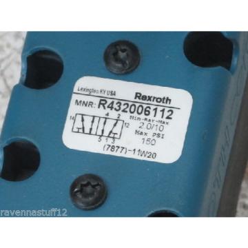 REXROTH R432006112  24VDC 4-PIN VALVE (NEW NO BOX)