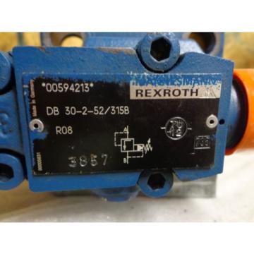 Mannesmann Rexroth DB 30-2-52/315B R08 DB30 Hydraulic Valve