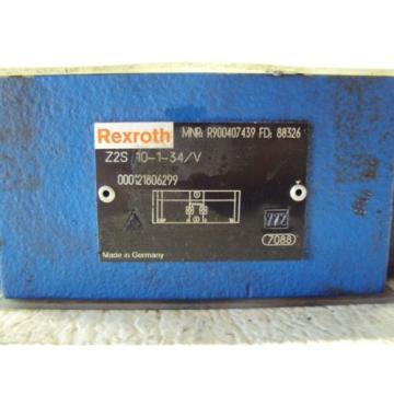REXROTH Z2S 10-1-34/V VALVE, 000121806299 (USED)
