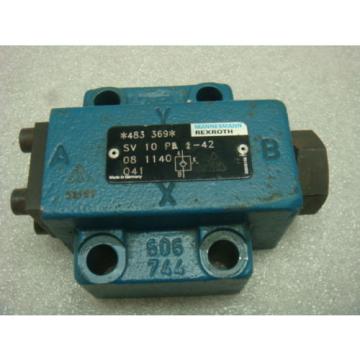 NEW, REXROTH, HYDRAULIC CHECK VALVE, SV10PB242, NEW NO BOX