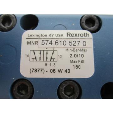 REXROTH CERAM VALVE 5746105270