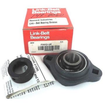 NIB FC4468192 Four row cylindrical roller bearings 672844 LINK-BELT BEARINGS FXW212E FLANGE BEARING ECCENTRIC LOCKING 3/4IN BORE 2BOLT