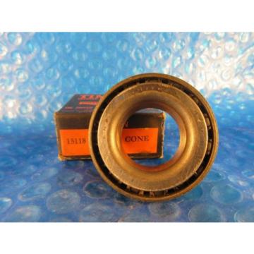  15118 Tapered Roller Bearing Single Cone; 1.1895&#034;  Straight Bore