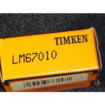  LM67010 Tapered Roller Bearing Cup New In Box!