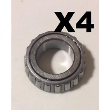 (4) PEER Tapered Roller Bearing 1 in. L44643 Trailer Mower Utility