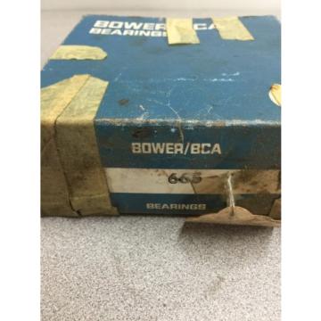 NEW IN BOX BOWER TAPERED CONE ROLLER BEARING  665