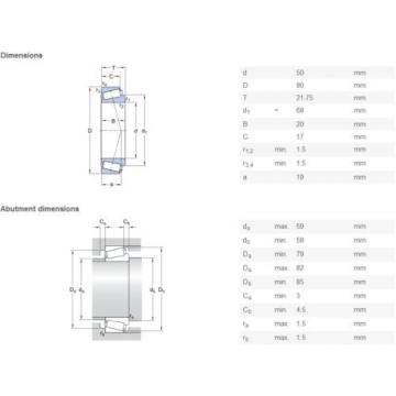  30210 J2/Q Tapered roller bearings