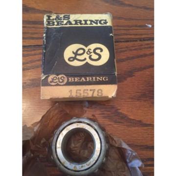 L&amp;S 15578 Tapered Roller Bearing Cone New Old Stock NOS Vintage USA