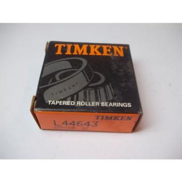 NIB  TAPERED ROLLER BEARINGS MODEL # L44643 NEW OLD STOCK 200009 22