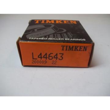 NIB  TAPERED ROLLER BEARINGS MODEL # L44643 NEW OLD STOCK 200009 22