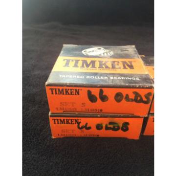  Tapered Roller Bearings Lot LM11949/LM11910 LM67048/67010 M12649/M12610