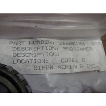  LM67048 Taper Roller Bearing Cone Simon Aerials 26800144