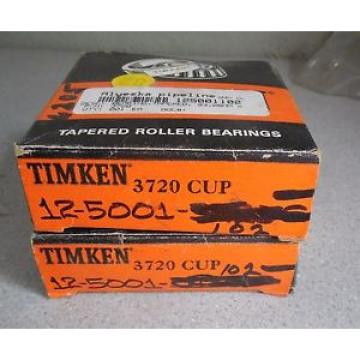 2 NEW  3720 Tapered Roller Bearings - Roller Cup - TWO NEW! Same Day Ship
