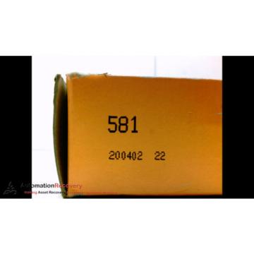  581 TAPERED ROLLER BEARING BORE DIAMETER: 3-3/16&#034; CONE WIDTH:  #191437