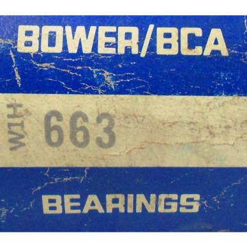 BOWER/BCA TAPERED ROLLER BEARING CONE 663 3 1/4&#034; BORE]