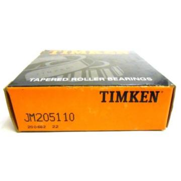  TAPERED ROLLER BEARING JM205110 90 MM OUTSIDE DIAMETER 23 MM CUP WIDTH