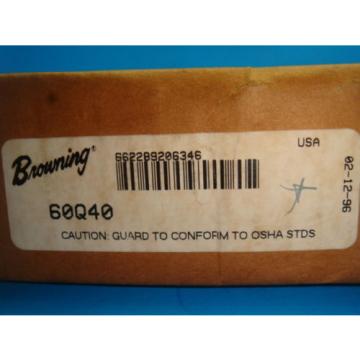 Browning 60Q40 Roller Chain Sprocket Split Taper 60 Pitch 40 Teeth NEW IN BOX