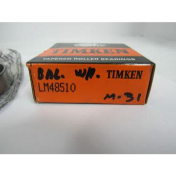  TAPERED ROLLER BEARING LM48510