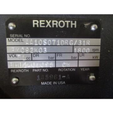 NEW REXROTH HYDRAULIC PUMP AA10S071DRG/31 BH02401095