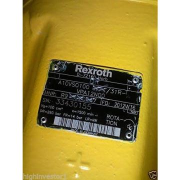 Bosch Rexroth D-72160 Horb A10VSO 100 HS4E R902479243 &amp;  R987349620 MAN PUMP