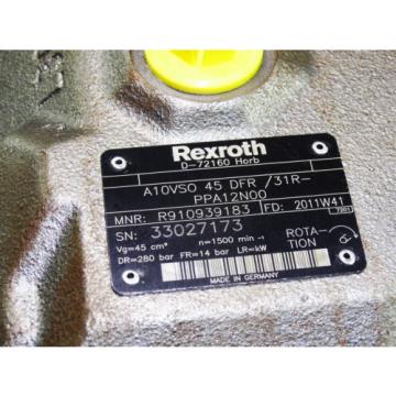 Rexroth Bosch A10SV0 45 DFR /31R-PPA12N00 / R910939183  / hydraulic pump