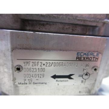 REXROTH RADIAL PISTON PUMP 1PF2GF2-22/006RA01VP2 A382 1PF26F2-22/006RA01VP2