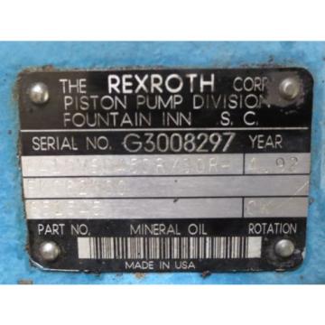 MARATHON MOTOR VL 184TTFL7371AN L TFL REXROTH PUMP AA10VS045DR/30R PV020 SS1S