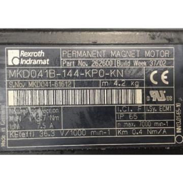 REXROTH-INRAMAT PERMANENT-MAGNET-MOTOR &lt;&gt; MKD041B -144 -KP0 -KN