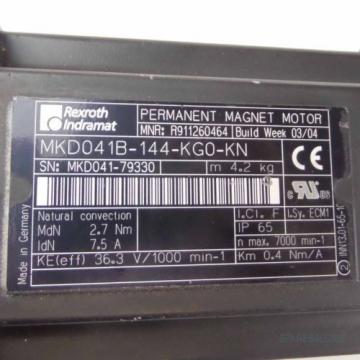 Rexroth Indramat Servomotor MKD041B-144-KG0-KN GEB