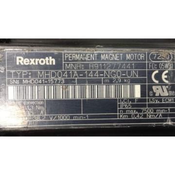 REXROTH PERMANENT-MAGNET-MOTOR &lt;&gt; MHD041A-144-NG0-UN