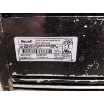 Rexroth AC Servo Motor, MSK100C-0200-NN-M1-AP0-NNNN