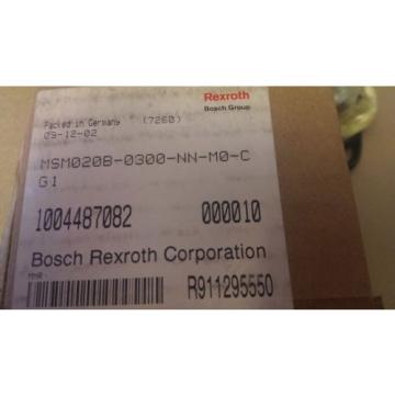 Rexroth Indramat R911295550 MSM020B-0300-NN-M0-CG1 Servo Motor