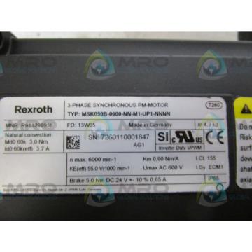 REXROTH MSK050B-0600-NN-M1-UP1-NNNN MAGNET MOTOR *NEW IN BOX*