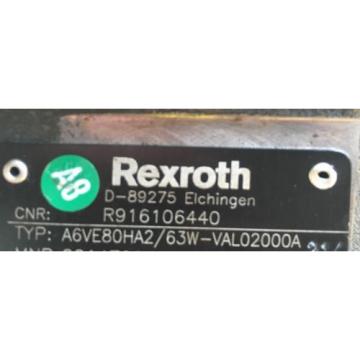 REXROTH HYDRAULIKMOTOR A6VE80HA2/63W