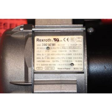 Rexroth 3 842 547 991 Motor, 3-P 230-460VAC 3842547991 New