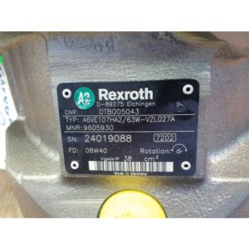 Einschub-Verstellmotor A6VE Rexroth Hydraulikmotor Axialkolbenmaschine A6VE107HA