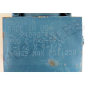 REXROTH R480074929 C-MX2-PP-C | 1-1/2 x 4-1/2 PowerMaster Cylinder 250psi  *NEW*