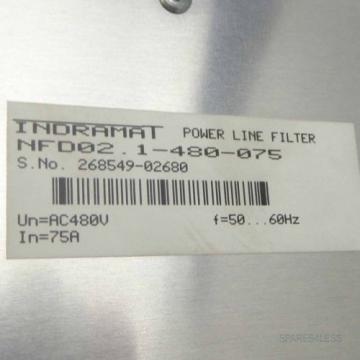 Rexroth INDRAMAT Netzfilter NFD02. 1-480-075 GEB