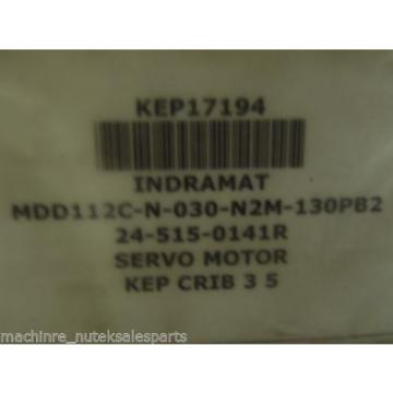 *Repaired* Rexroth Indramat Servo Motor MDD112C-N-030-N2M-130PB2 _ P/N: 253082