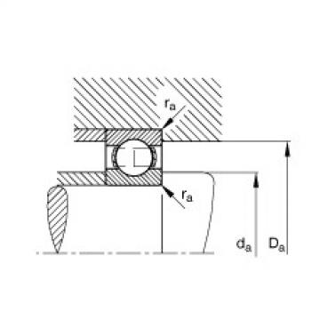 FAG Germany Deep groove ball bearings - 16003