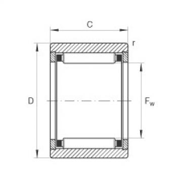 FAG Germany Needle roller bearings - NK8/16-TV-XL