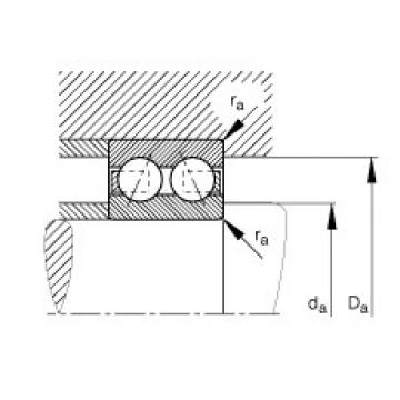 FAG Germany Angular contact ball bearings - 3002-B-TVH